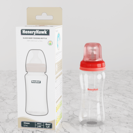 Wide Neck Borosilicate Glass Feeding Bottle